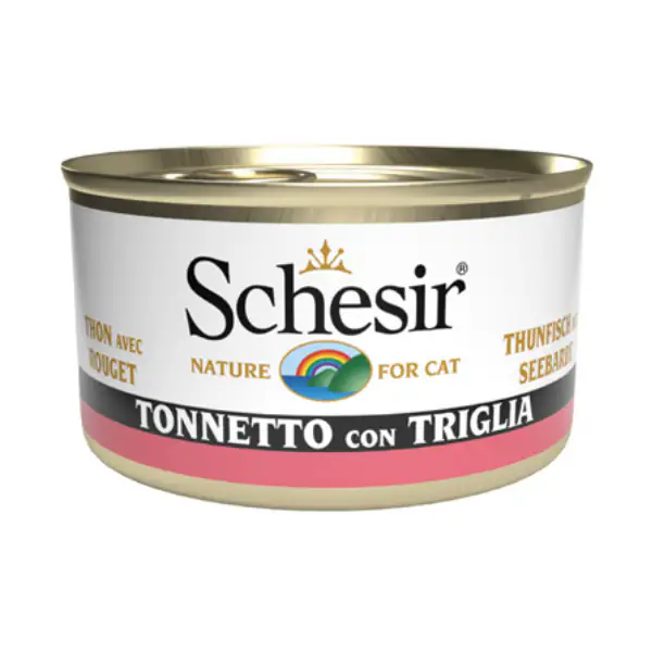 Schesir Cat Soft Adult filetti in gelatina alimento completo lattina 85 gr