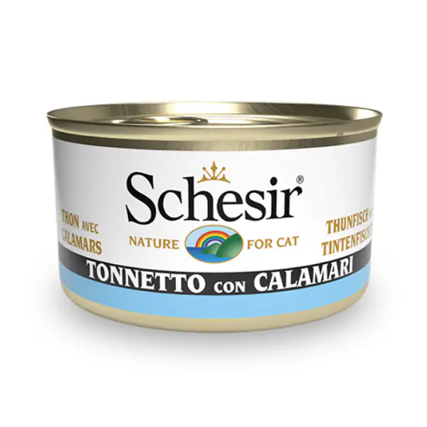 Schesir Cat Soft Adult filetti in gelatina alimento completo lattina 85 gr