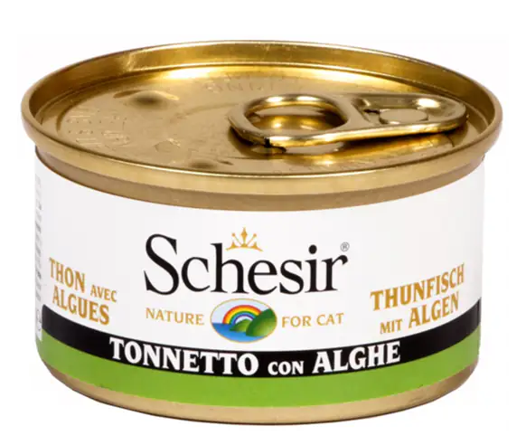 Schesir Cat Soft Adult filetti in gelatina alimento completo lattina 85 gr