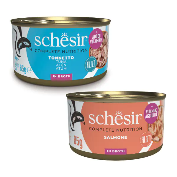 Schesir Cat Adult acqua di cottura al Naturale lattina 85 gr