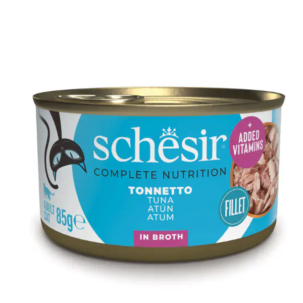 Schesir Cat Adult acqua di cottura al Naturale lattina 85 gr