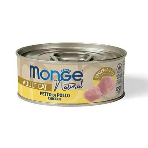 Monge Natural Adult cottura al vapore Ricette Delicate 80 gr