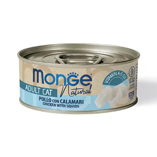 Monge Natural Adult cottura al vapore Ricette Delicate 80 gr