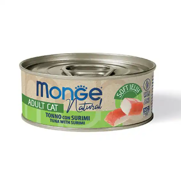 Monge Natural Adult cottura al vapore in Jelly 80 gr