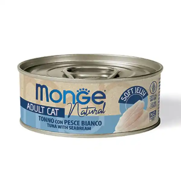 Monge Natural Adult cottura al vapore in Jelly 80 gr