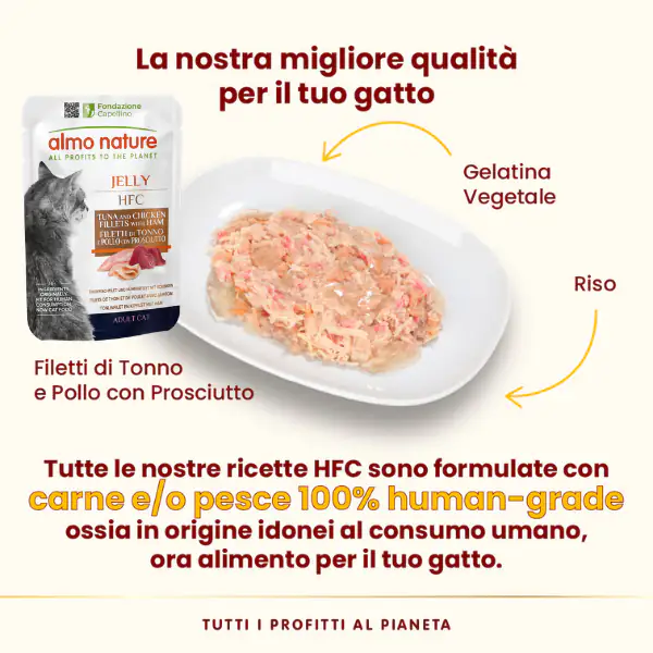 Almo Nature HFC Jelly Natural Cat 55 gr