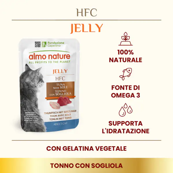 Almo Nature HFC Jelly Natural Cat 55 gr