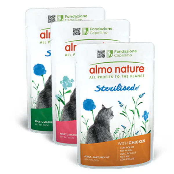 Almo Nature umido funzionale Sterilised Cat 70 gr