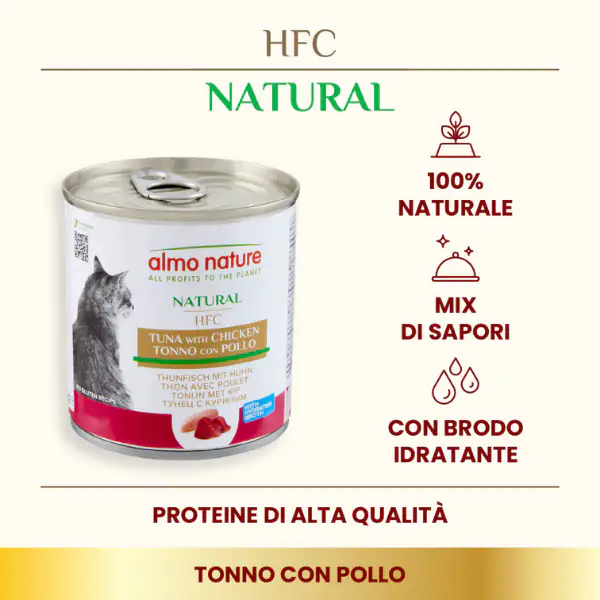 Almo Nature HFC Natural in brodo di cottura 280 gr