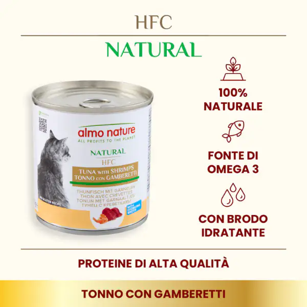 Almo Nature HFC Natural in brodo di cottura 280 gr