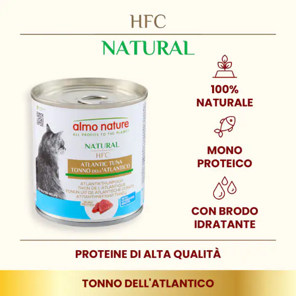 Almo Nature HFC Natural in brodo di cottura 280 gr