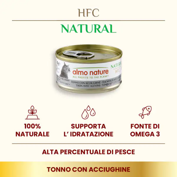 Almo Nature HFC Natural monoproteico Cat 70 gr