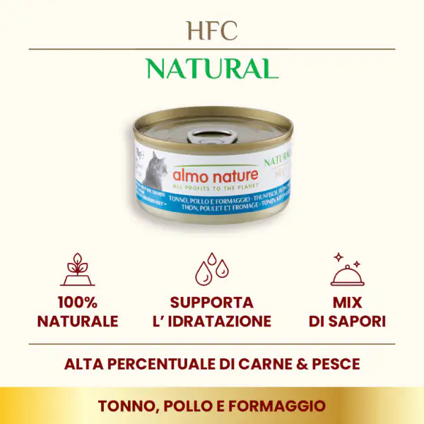 Almo Nature HFC Natural monoproteico Cat 70 gr