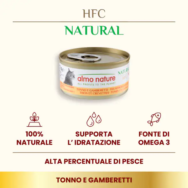 Almo Nature HFC Natural monoproteico Cat 70 gr