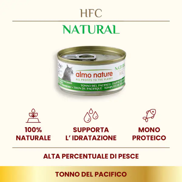 Almo Nature HFC Natural monoproteico Cat 70 gr