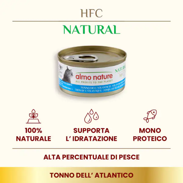 Almo Nature HFC Natural monoproteico Cat 70 gr