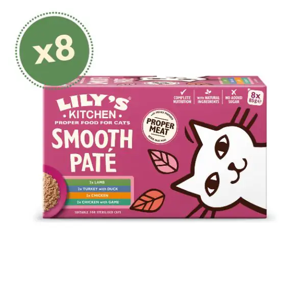 Lily's Kitchen Cat Smooth Patè Multipack 8x85 gr