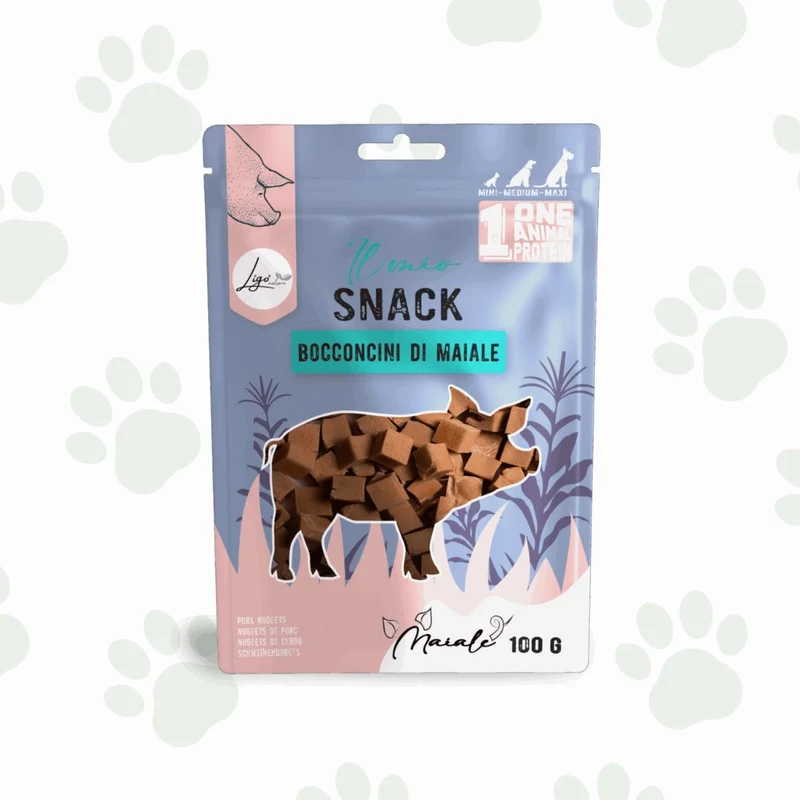 Ligo - Bocconcini di maiale 100 g snack per cani