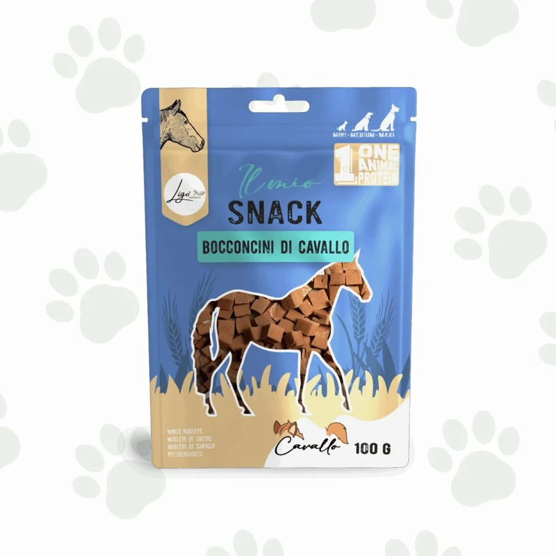 Ligo - Bocconcini di cavallo 100 g snack per cani
