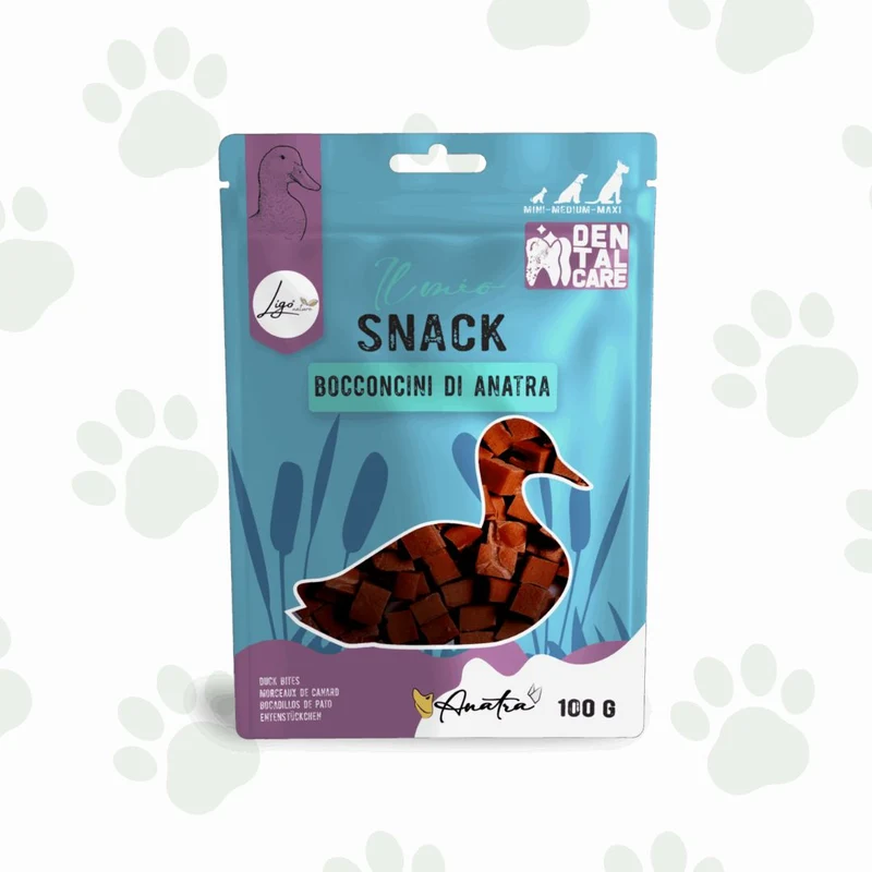 Ligo - Bocconcini di anatra 100 g snack per cani