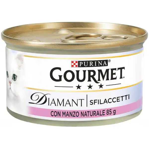 Purina Gourmet Diamant Sfilaccetti Umido Gatto 85 gr