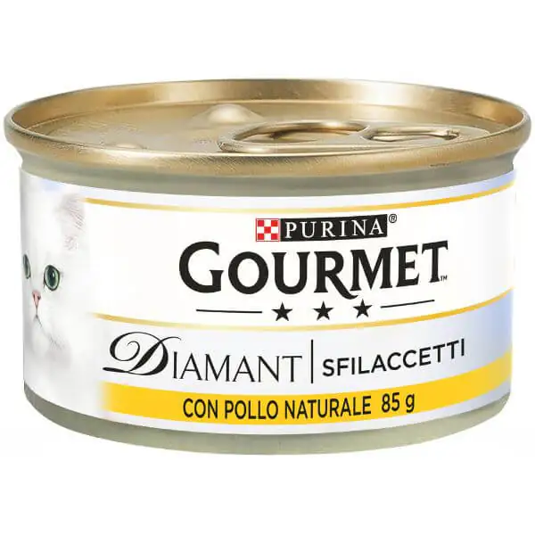 Purina Gourmet Diamant Sfilaccetti Umido Gatto 85 gr
