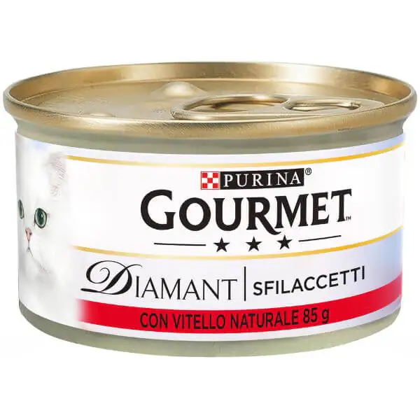 Purina Gourmet Diamant Sfilaccetti Umido Gatto 85 gr