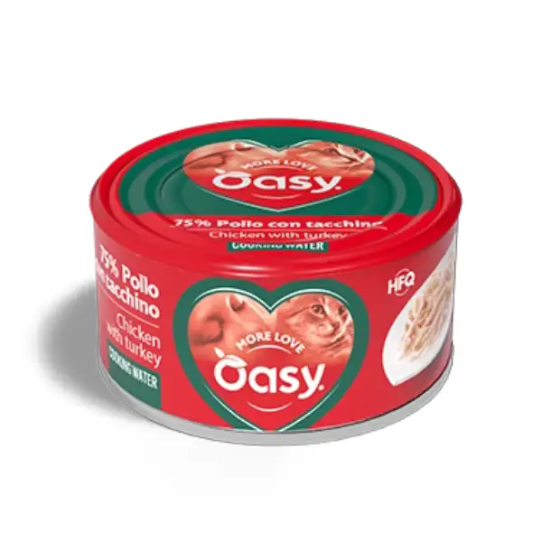 Oasy More Love Cat Adult Lattine in acqua di cottura 70 gr