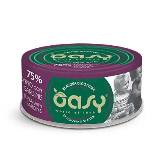 Oasy More Love Cat Adult Lattine in acqua di cottura 70 gr