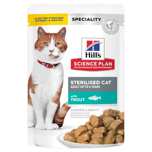 Hill's Science Plan Adult up to 6 years Sterilised Cat 85 gr
