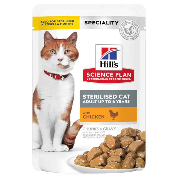 Hill's Science Plan Adult up to 6 years Sterilised Cat 85 gr