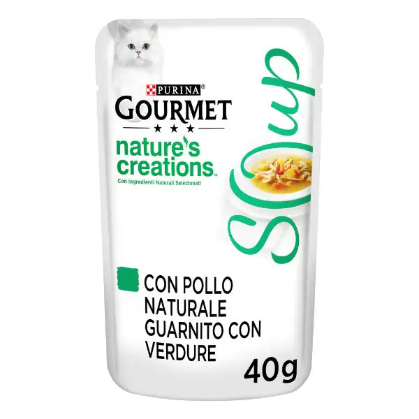 Purina Gourmet Nature's Creations Soup Umido gatto 40 gr