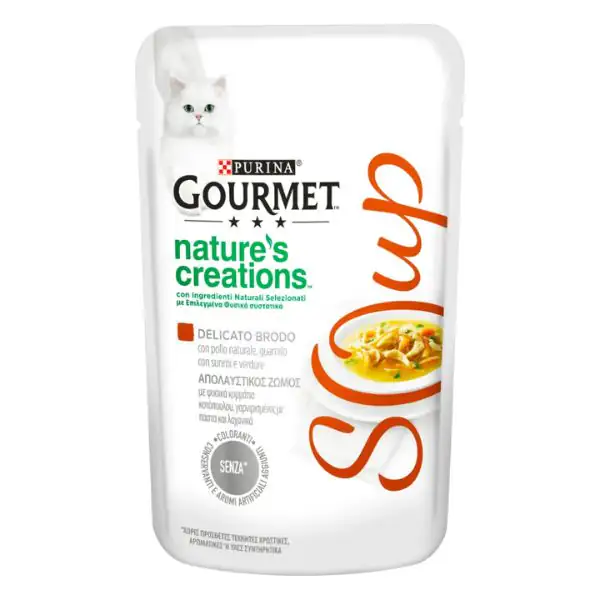 Purina Gourmet Nature's Creations Soup Umido gatto 40 gr