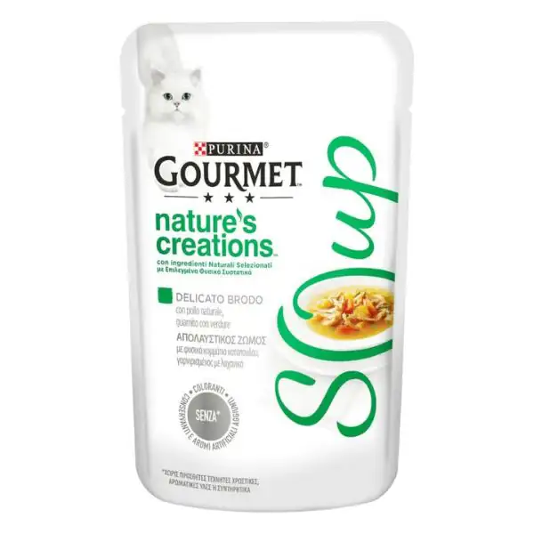 Purina Gourmet Nature's Creations Soup Umido gatto 40 gr