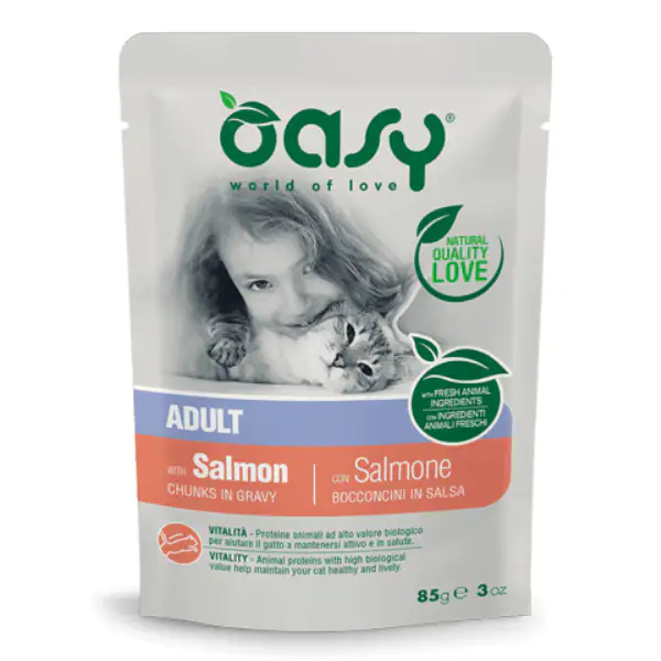 Oasy Cat Adult Bocconcini in salsa 85 gr