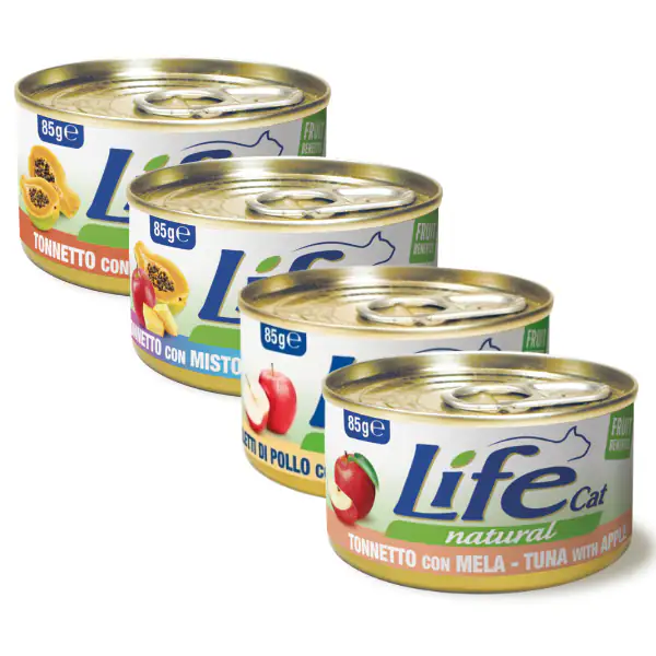 Life Cat Natural con Frutta 85 gr