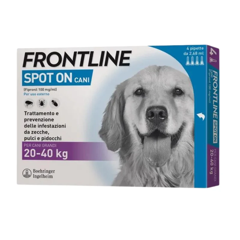 Frontline Spot-On Cani 20-40kg - Trattamento preventivo cani