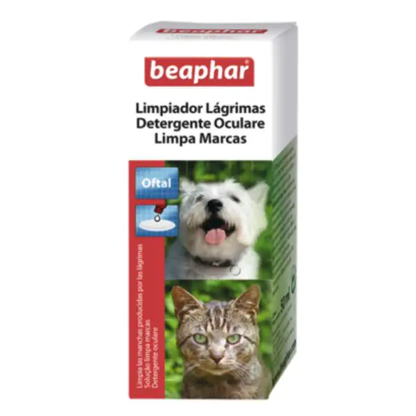 Beaphar Oftal Tear Stain Remover Detergente perioculare per cani e gatti