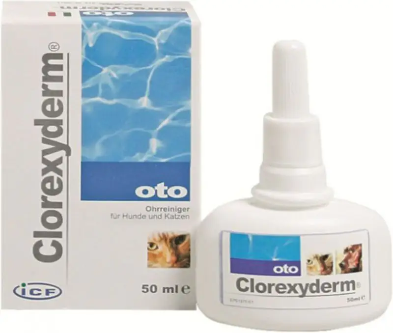 ICF Clorexyderm Oto detergente auricolare Liquido per cani e gatti
