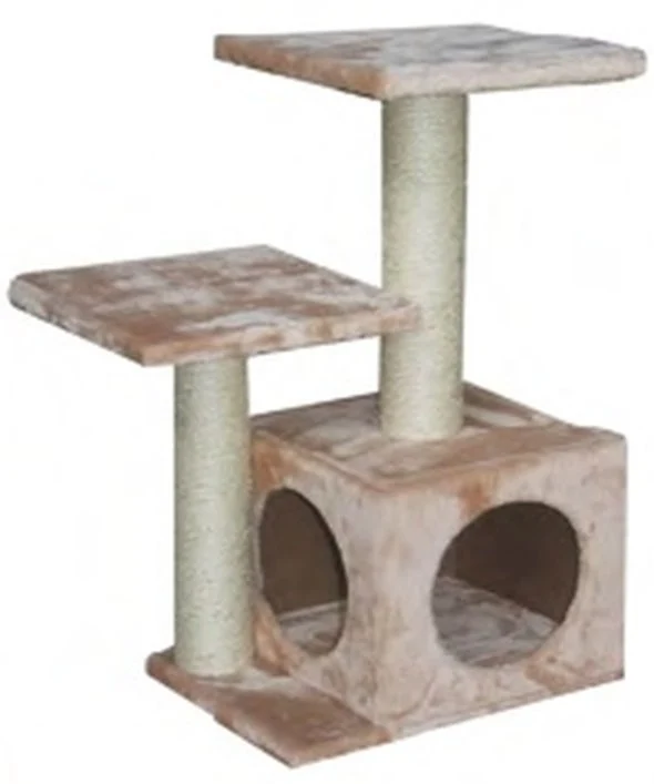 TIRAGRAFFI A TORRE PER GATTI 2 POLE 30X40X67 CM