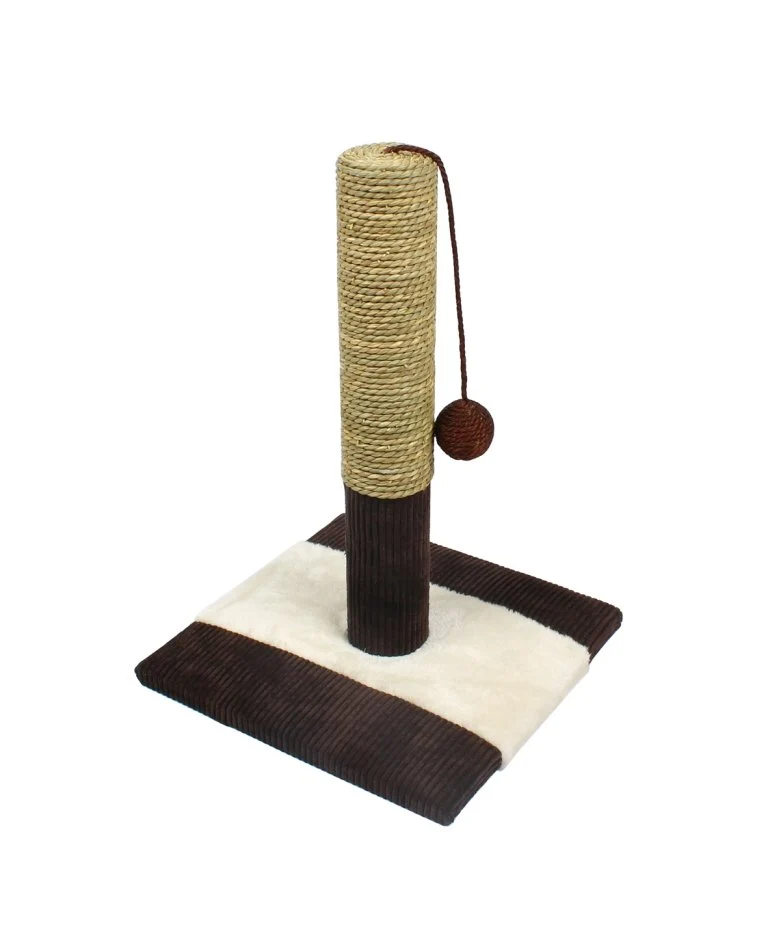 TIRAGRAFFI A COLONNA PER GATTI ZEBRA 30X30X42 CM