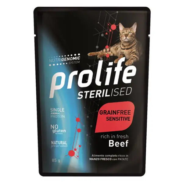 Prolife Cat Sterilised Bustine 85 gr