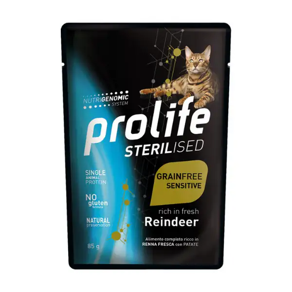 Prolife Cat Sterilised Bustine 85 gr