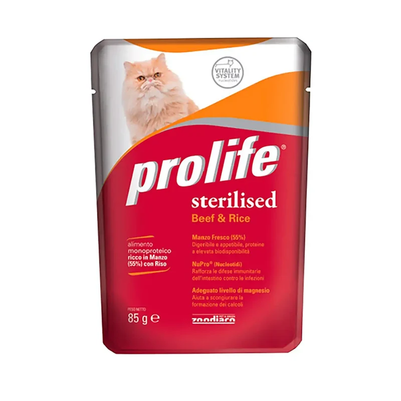 Prolife Cat Sterilised Bustine 85 gr