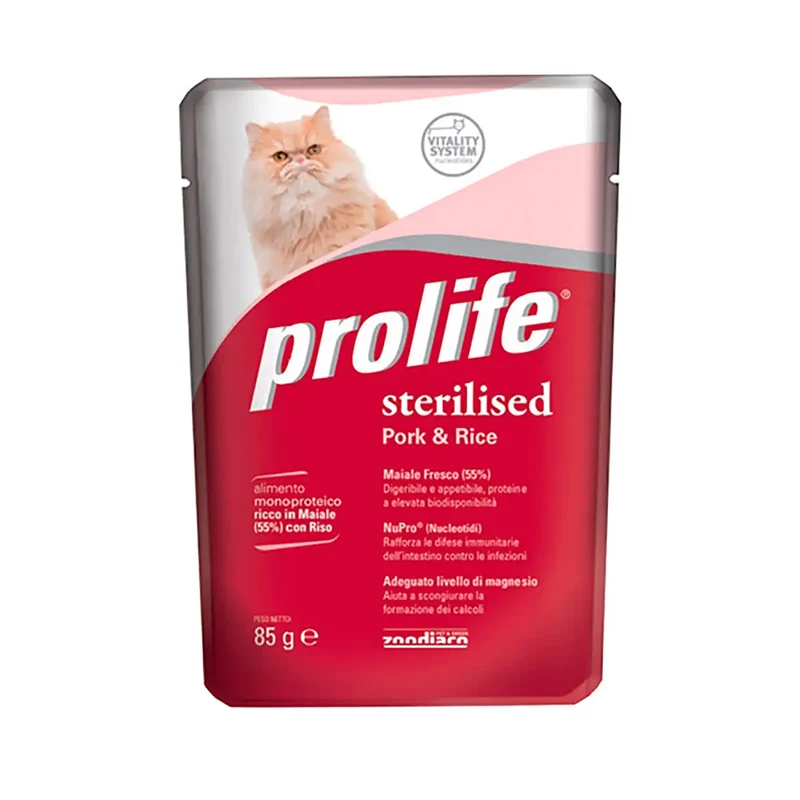 Prolife Cat Sterilised Bustine 85 gr