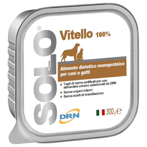 DRN Solo alimento monoproteico cane e gatto 300 gr