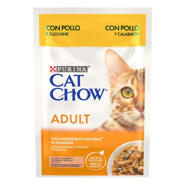 Purina Cat Chow Adult Umido Gatto in Gelatina 85 gr