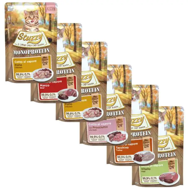 Stuzzy Cat Monoproteico Grain&Gluten Free 85 gr