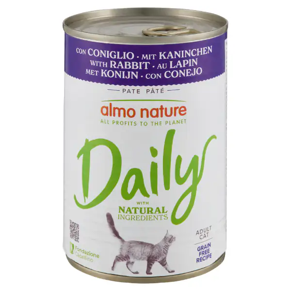 Almo Nature Daily Ingredienti naturali Cat 400 gr