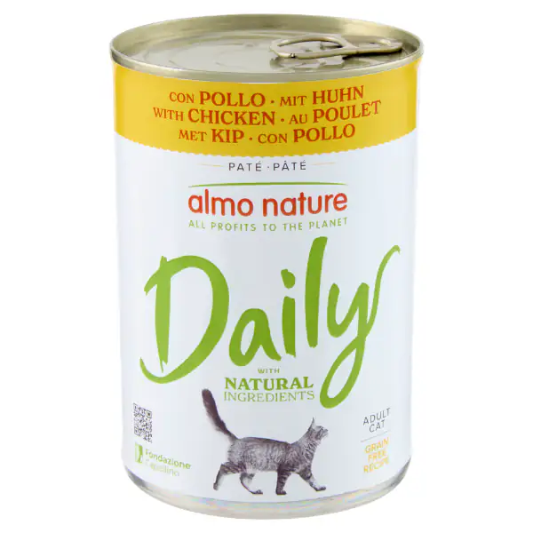 Almo Nature Daily Ingredienti naturali Cat 400 gr